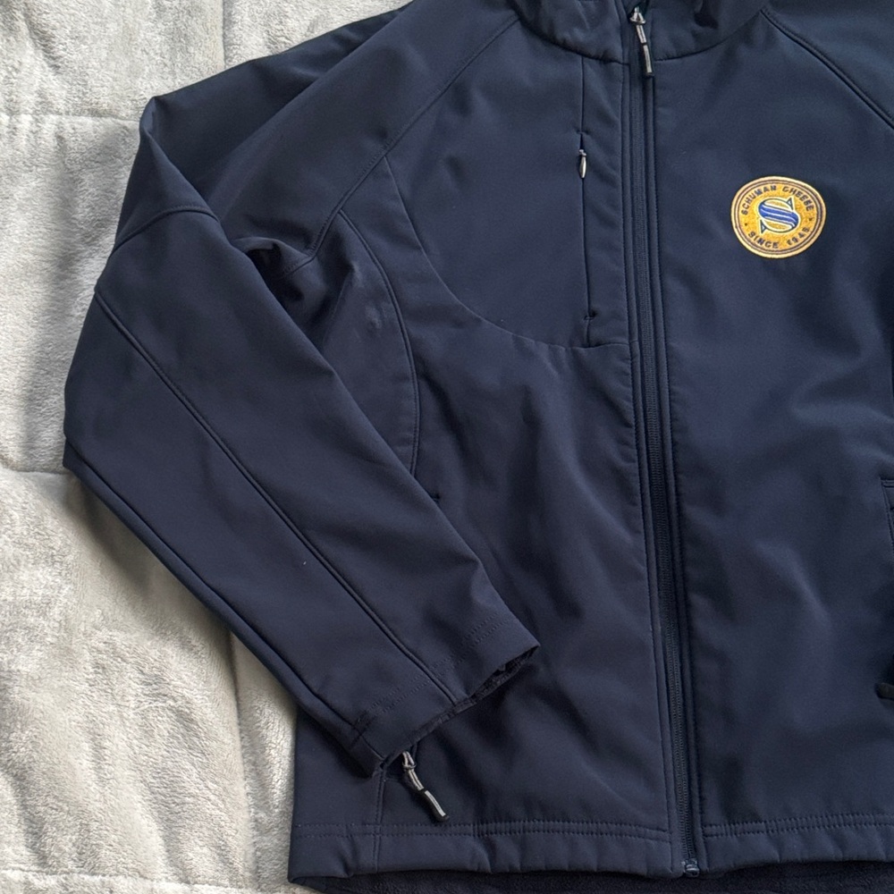Blue Jacket With Embroidered Patch - image 3